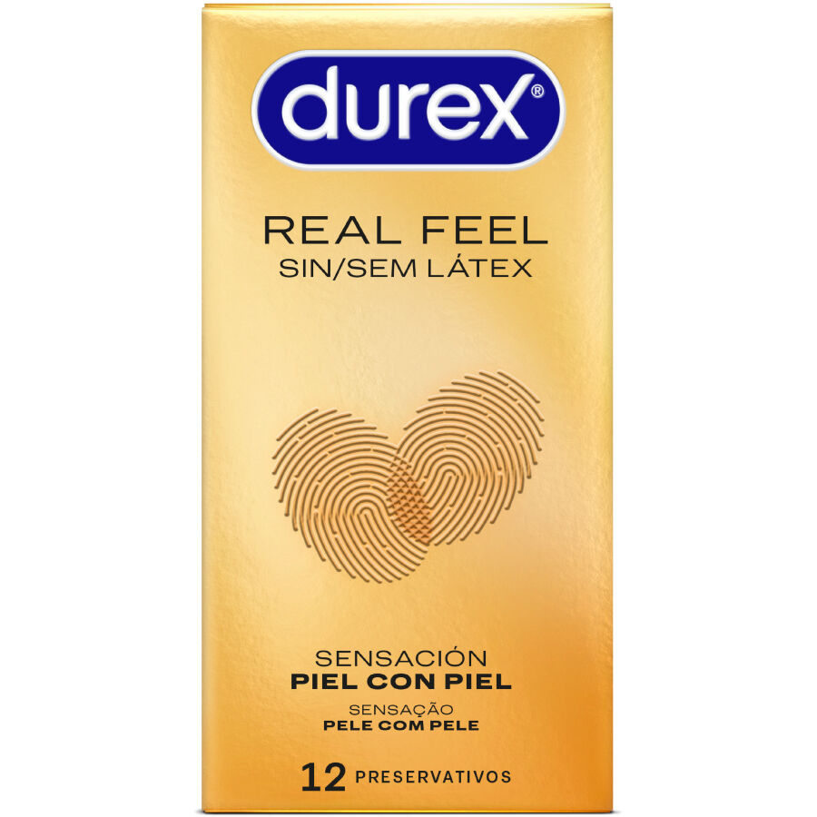 Презервативи Durex RealFeel без латекс, 12 броя