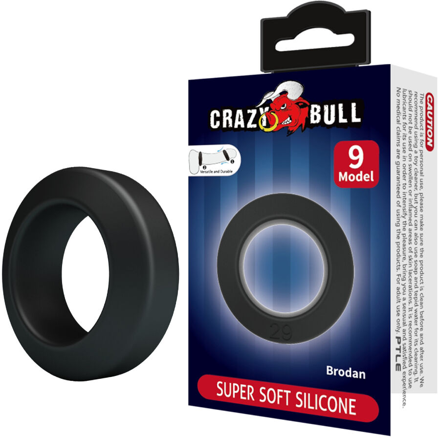 Crazy Bull Brodan Model 9 регулируем пръстен за пенис без вибрации