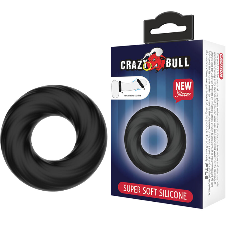 Crazy Bull Spiral спирален пенис ринг без вибрации
