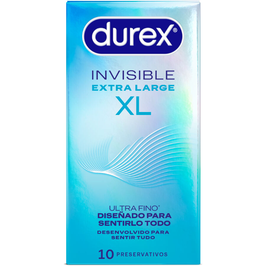 Големи презервативи Durex Invisible XL, 10 броя
