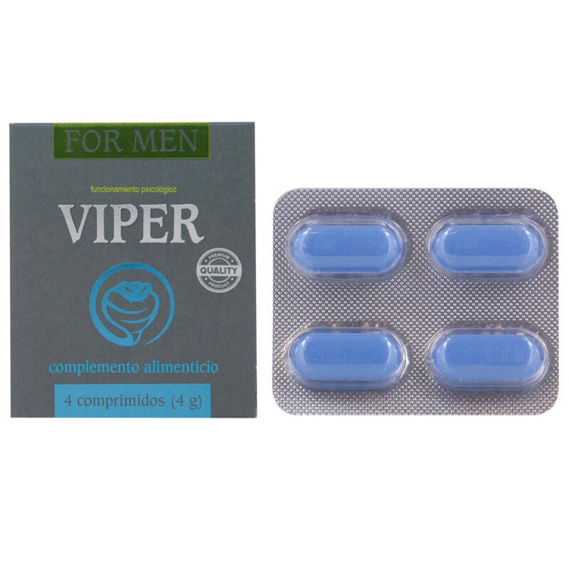 Хранителна добавка Cobeco Viper for Men, 4 таблетки