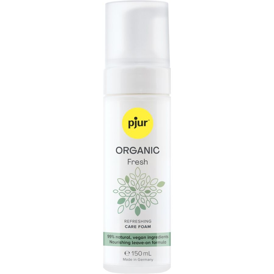 pjur ORGANIC Fresh пяна за интимна хигиена, 150 ml