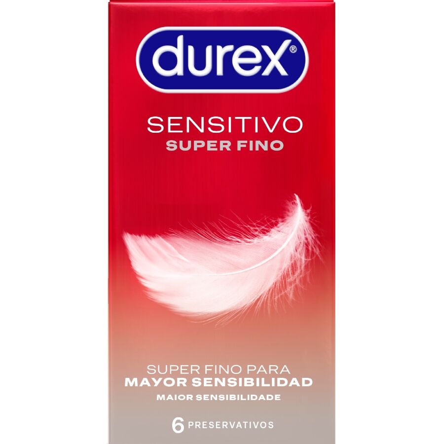 Durex Super Thin Sensitive тънки презервативи, 6 броя