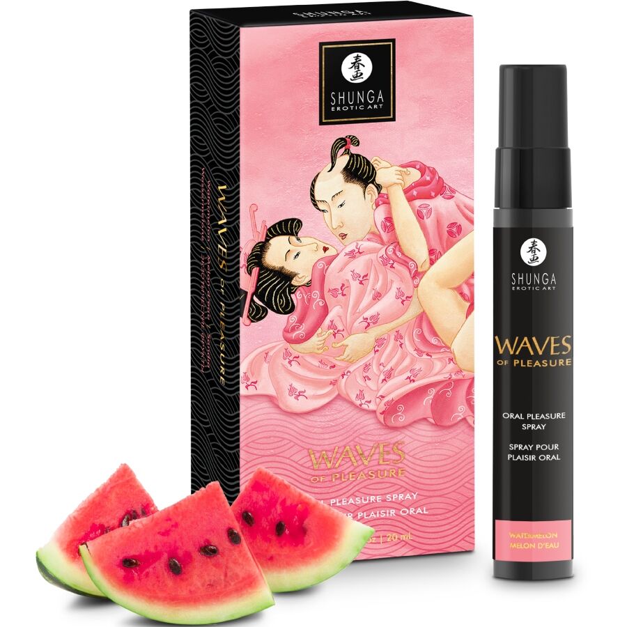 Спрей Shunga Waves Pleasure с вкус на диня, 20 ml