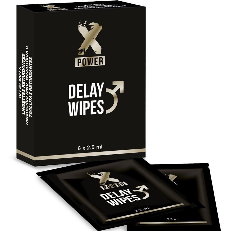 XPOWER Delay кърпички, 6 броя