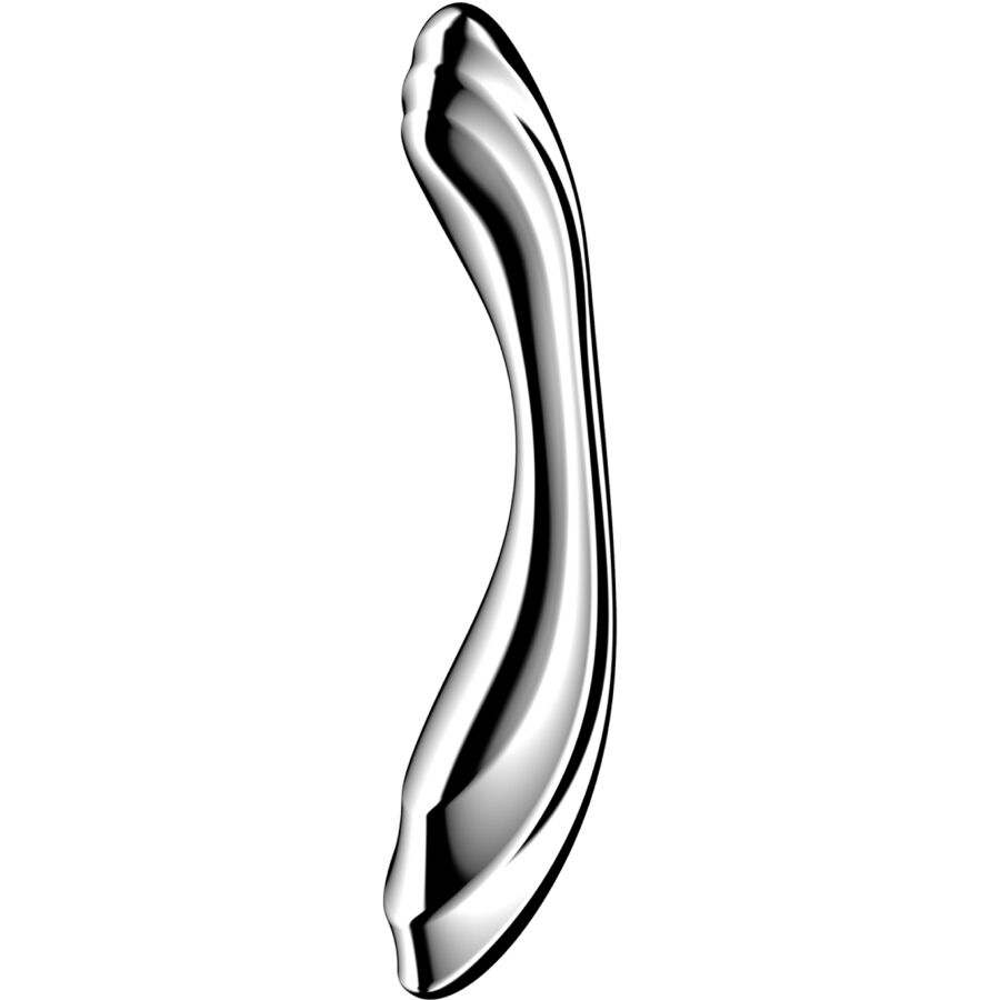 Двустранно дилдо Satisfyer Pure Gravity 2 от неръждаема стомана