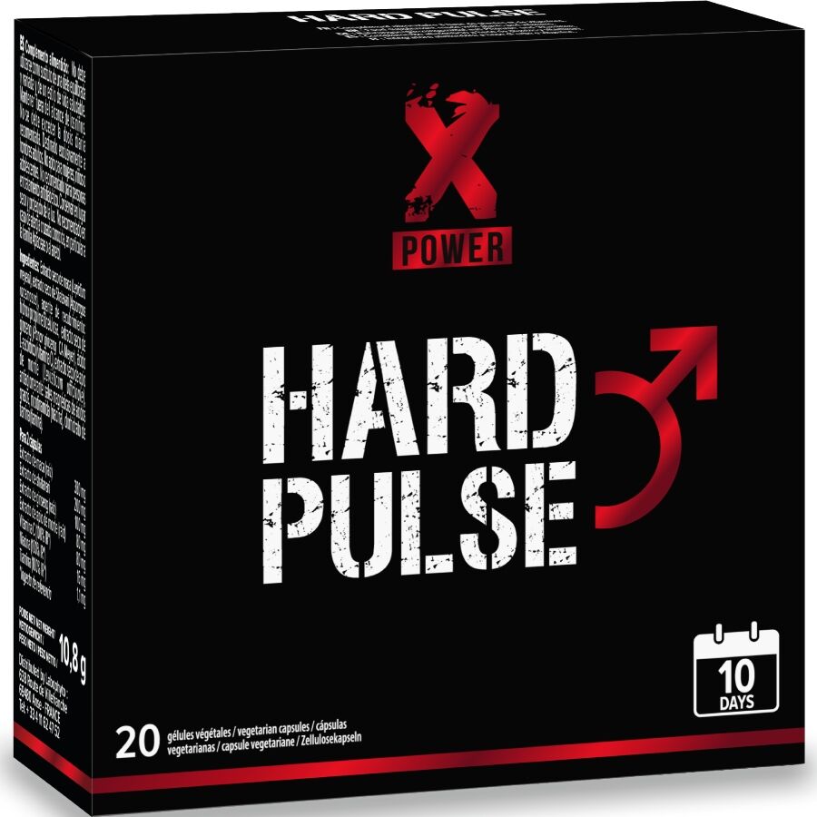 Xpower Hard Pulse Експресен Курс За 10 Дни, За Повече Ерекции И Издръжливост, 20 Капсули