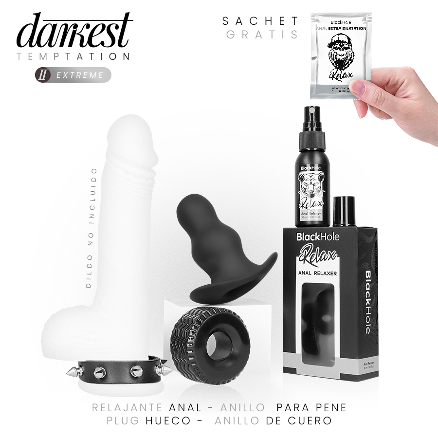 Darkest Temptation 2: Extreme Dreamkit със тапа, пръстени и анален спрей