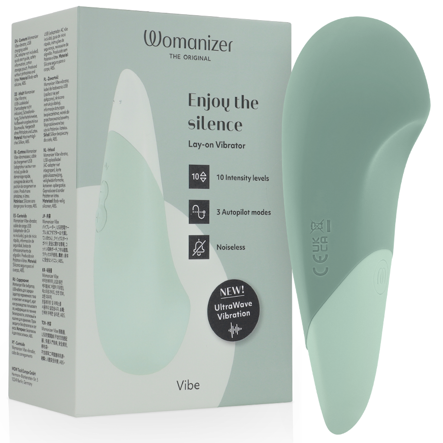 Womanizer Vibe вибратор за поставяне в цвят салвия