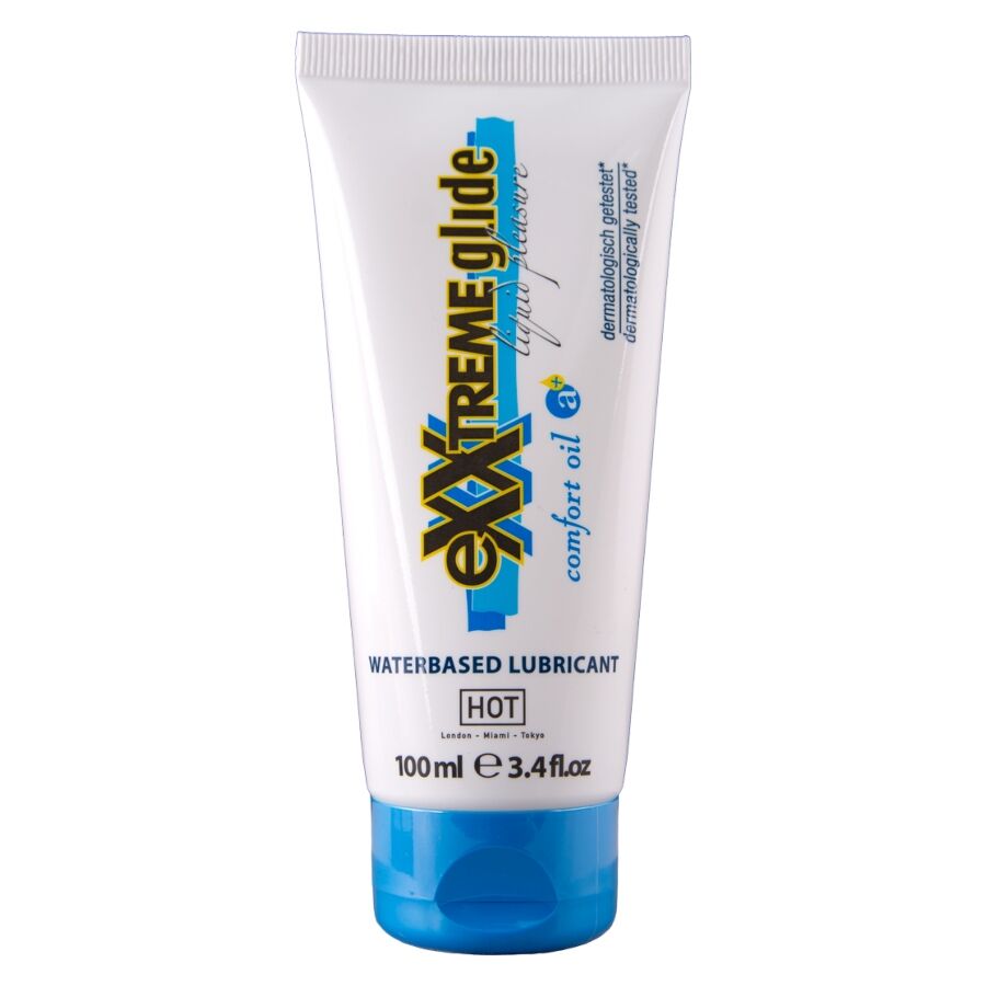 HOT Exxtreme Glide лубрикант на водна основа с Comfort Oil, 100 ml