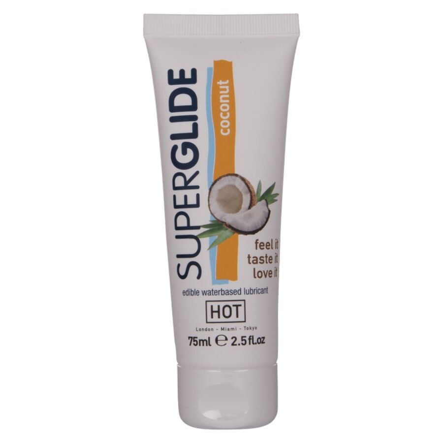 HOT Superglide лубрикант с вкус на кокос, 75 мл