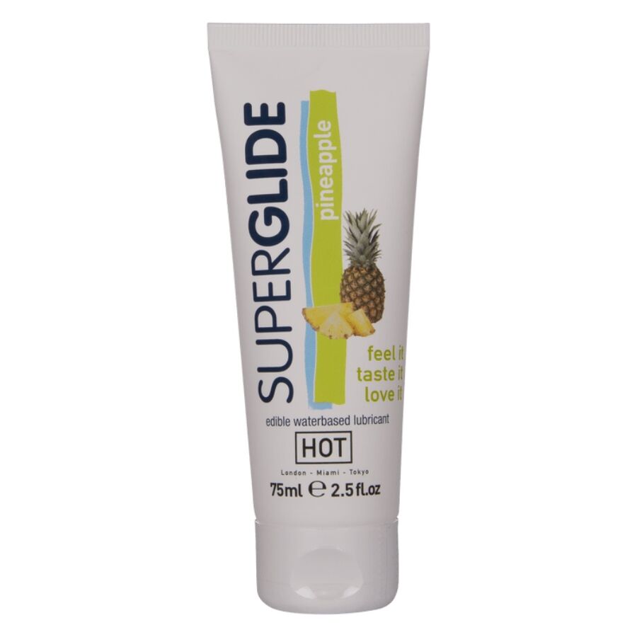 HOT Superglide лубрикант с вкус на ананас, 75 ml