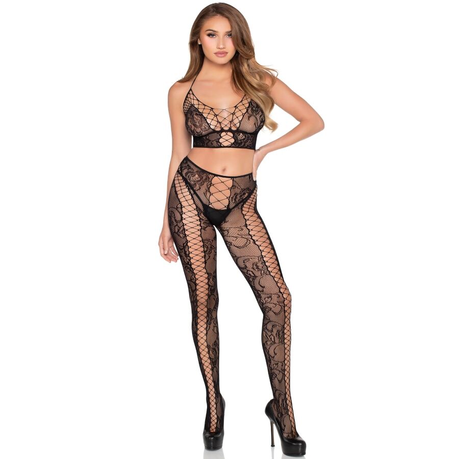 Комплект бельо Leg Avenue с къс топ и клин