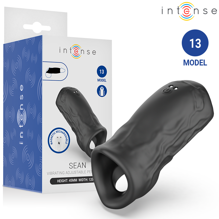Пръстен за пенис INTENSE Sean с обхващаща част, модел 13