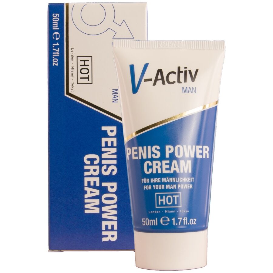 HOT V ACTIV подхранващ крем за мъже, 50 ml