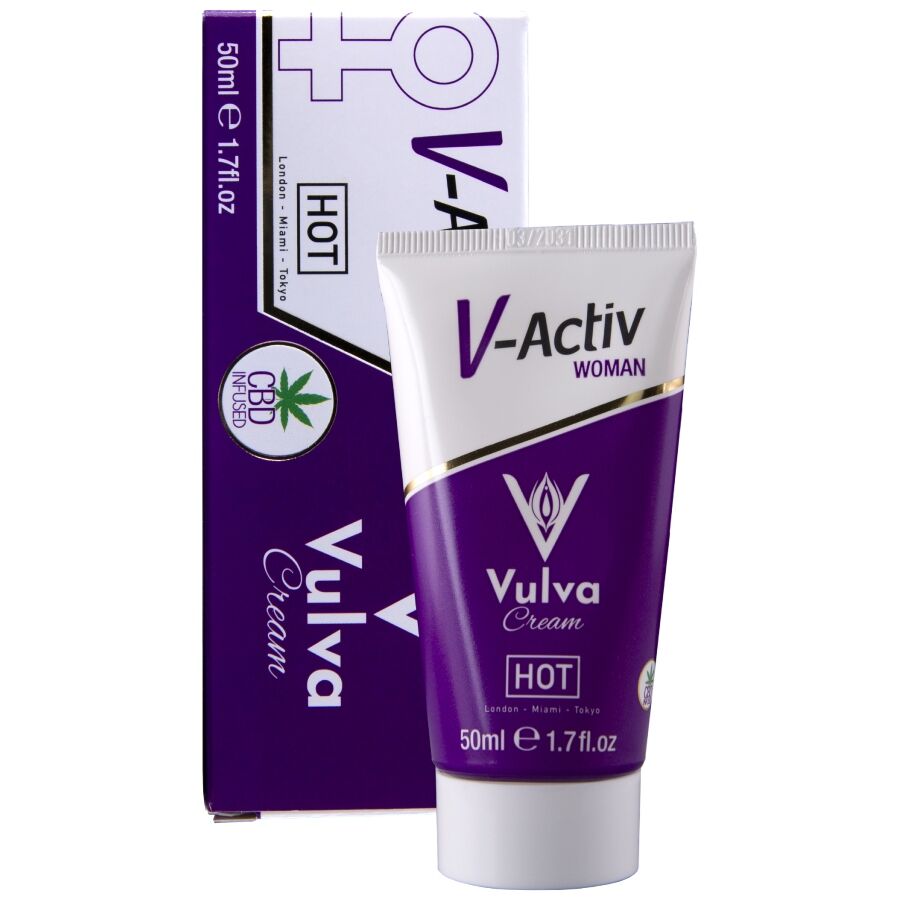 HOT крем за вулва с CBD, 50 ml