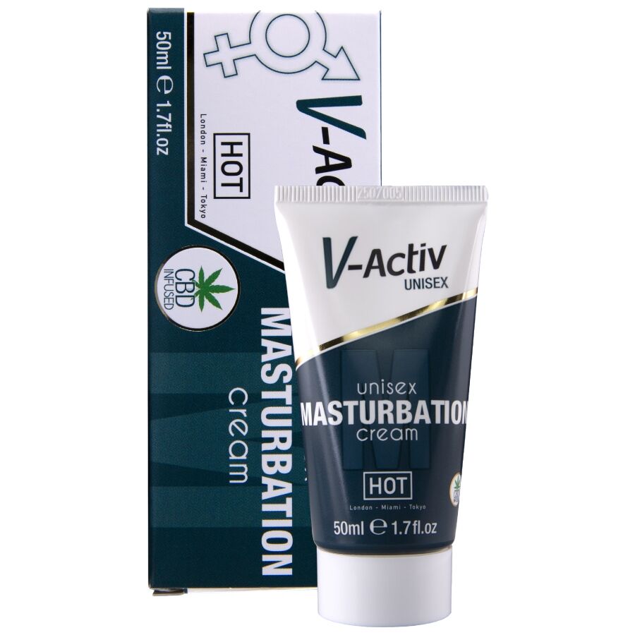 HOT CBD крем за мастурбация, унисекс, 100 ml