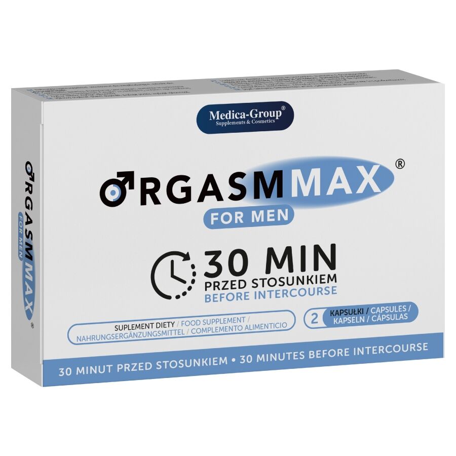 MEDICA GROUP Orgasm Max for Men хранителна добавка, 2 капсули