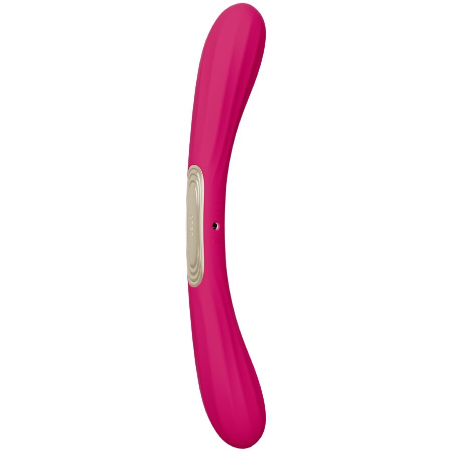 LELO Boomerang вибратор за двойки с два края, черешовочервен