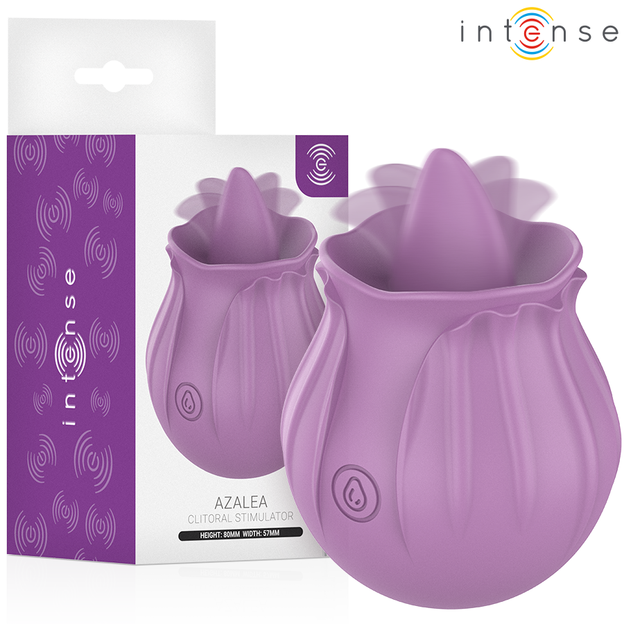 Клиторен вибратор INTENSE Azalea в лилаво с 10 вибрационни програми