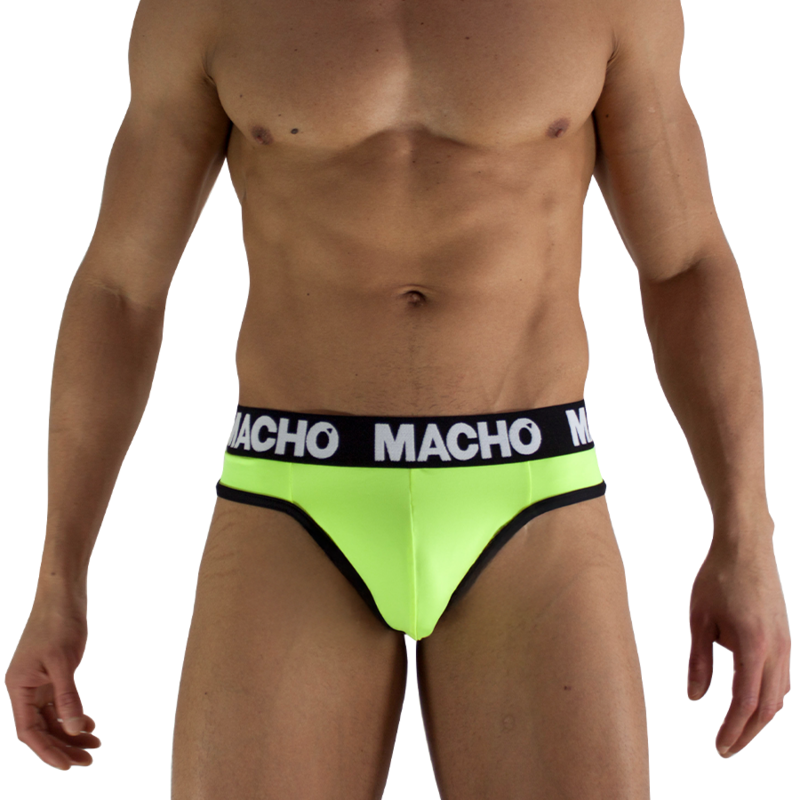 Мъжки прашки MACHO MTG001 във флуоресцентно жълто