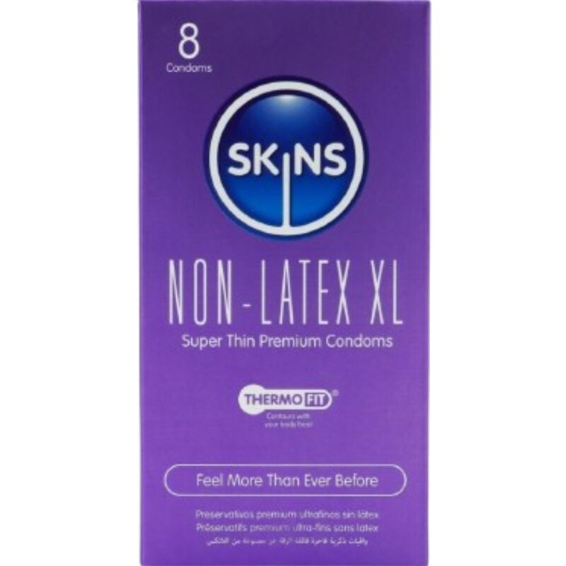 Презервативи SKINS без латекс XL, 4 броя