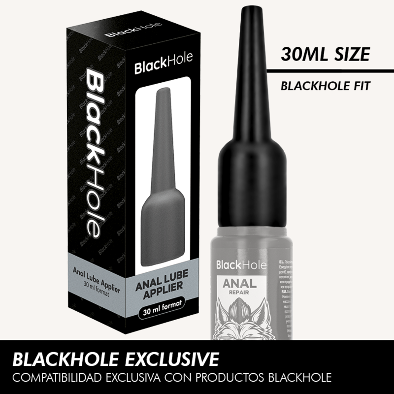 BLACK HOLE Анален апликатор за лубрикант S