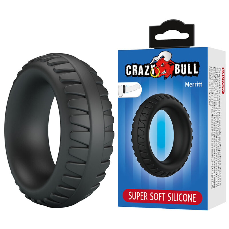 Силиконов пенис пръстен Crazy Bull Merritt без вибрации