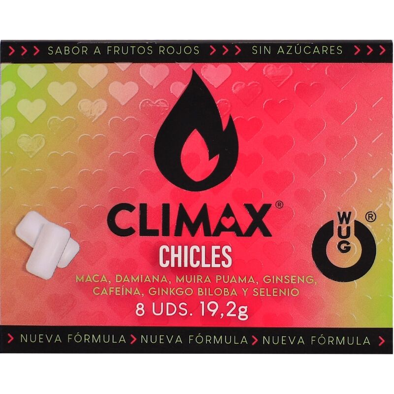 WUG GUM Climax дъвки хранителна добавка с растителни екстракти