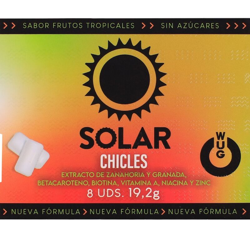 Дъвка WUG GUM Solar с тропически плодов вкус