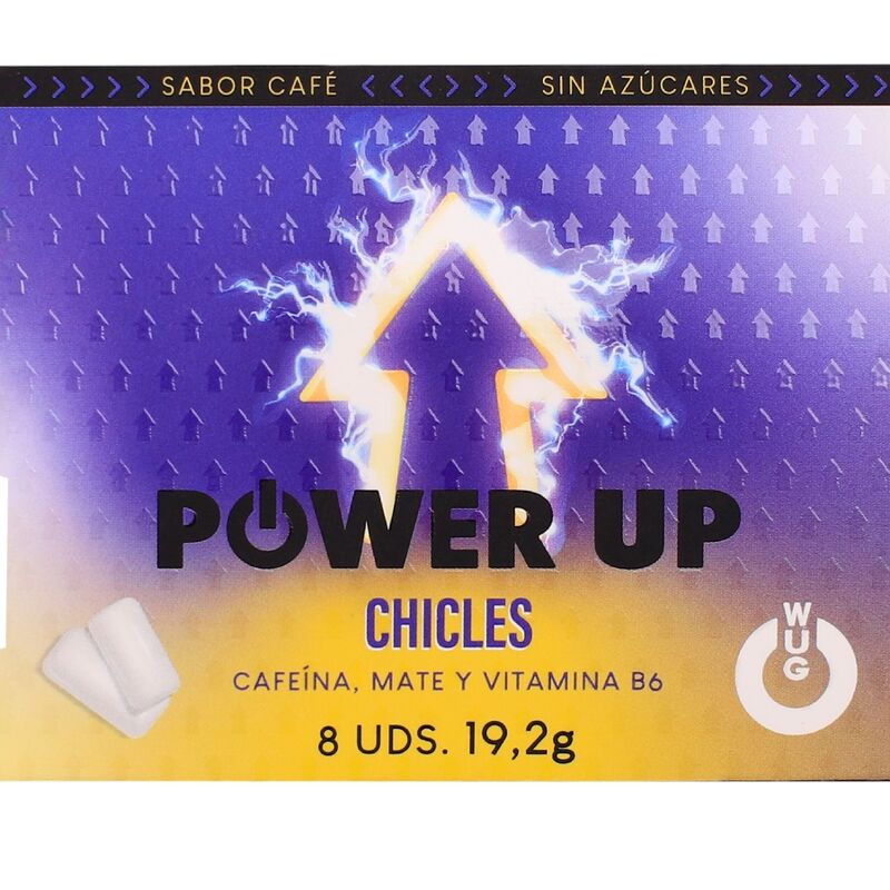 Дъвка с кофеин WUG Power Up с вкус на кафе
