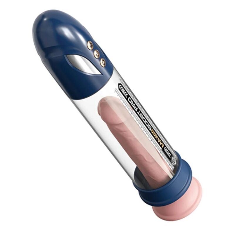 PUMP WORX Max Boost Pro Flow вакуум помпа за пенис, синя