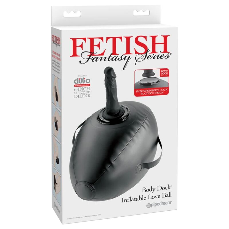 FETISH FANTASY SERIES секс възглавница Body Dock с интегрирано дилдо
