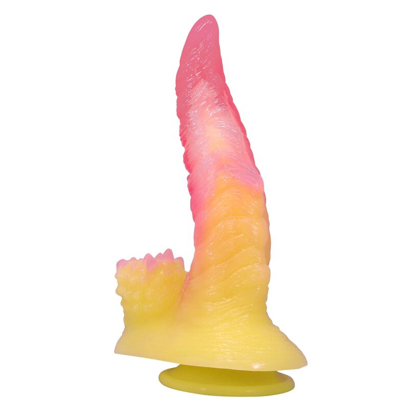 POWER MONSTERS Ripplied Monster дилдо с вакуумна основа, 22,5 см