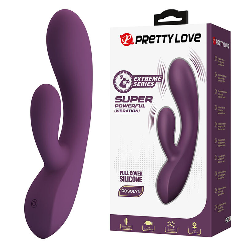 Pretty Love Rosolyn Rabbit вибратор, презареждащ се
