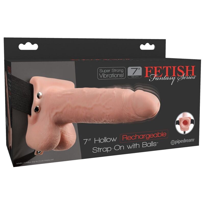 Колан за страпон Fetish Fantasy Series с вибрация, 17,8 см