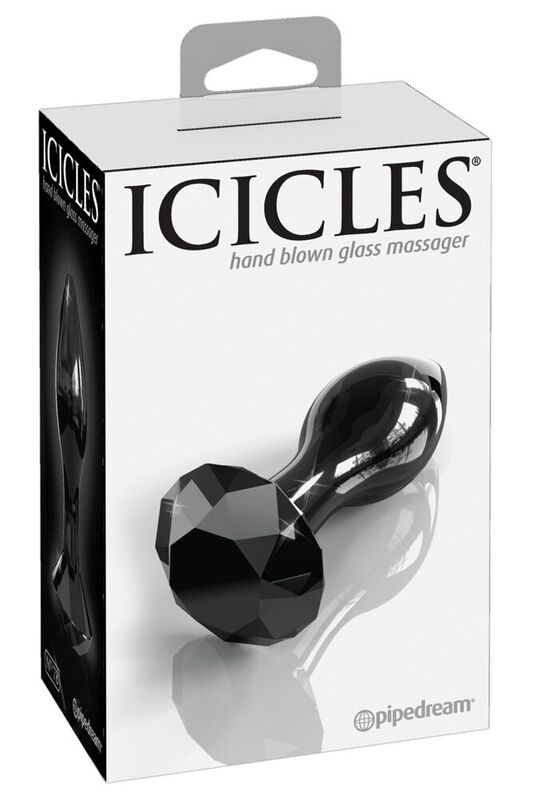 Стъклен анален плъг ICICLES N. 78