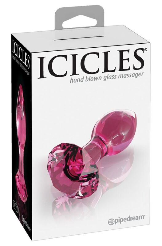 Стъклен анален плъг ICICLES N. 79