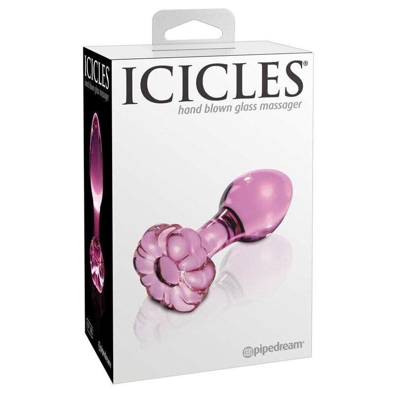 Стъклена анална тапа ICICLES N. 48
