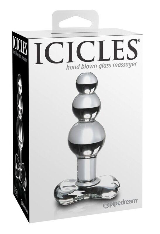 Стъклена анална тапа ICICLES N. 47