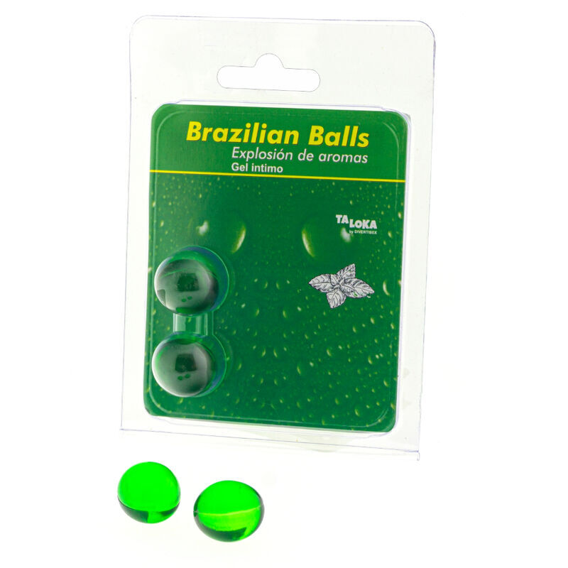 TALOKA Brazilian Balls с аромат на мента и лубрикант, 2 броя