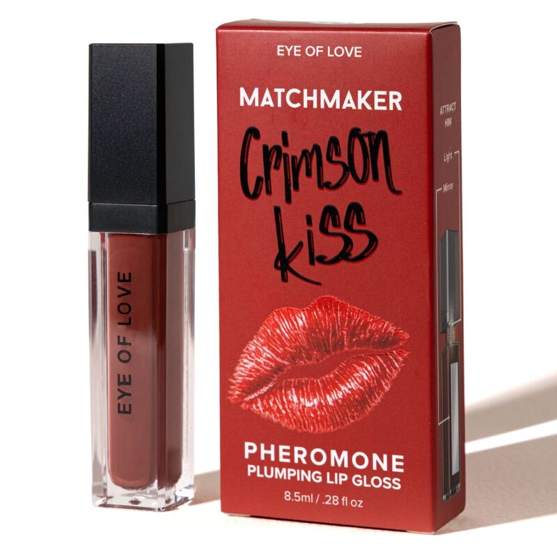 EYE OF LOVE Matchmaker Crimson Kiss гланц за устни, червен