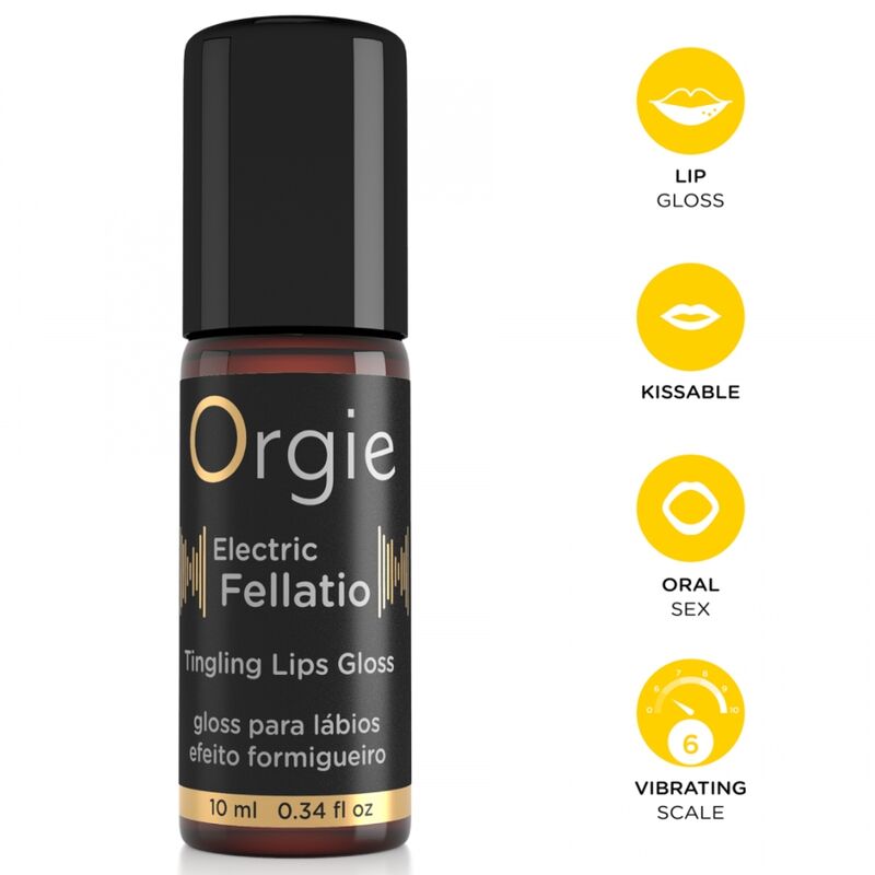 ORGIE Electric гланц за устни с изтръпващо усещане, 10 ml