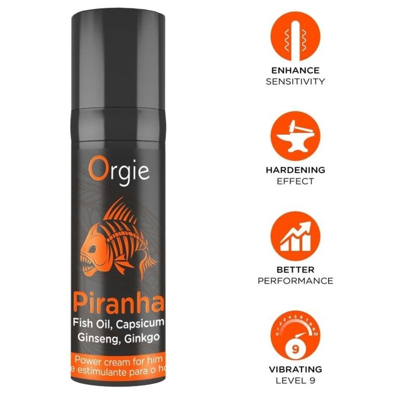 Крем ORGIE Piranha Power за мъже, 15 ml