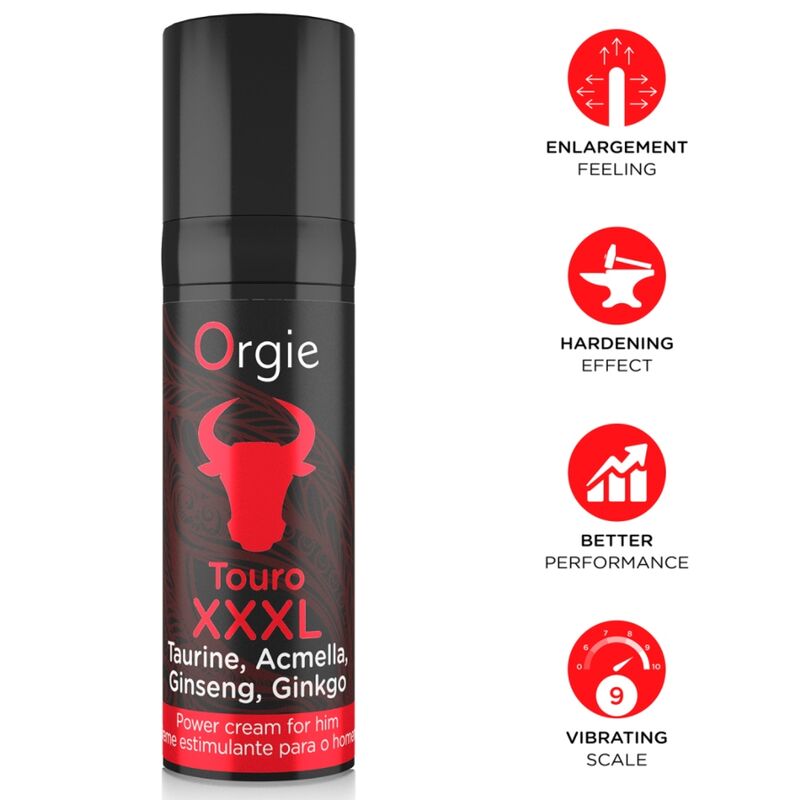 ORGIE Touro XXXL интимен крем, 15 ml