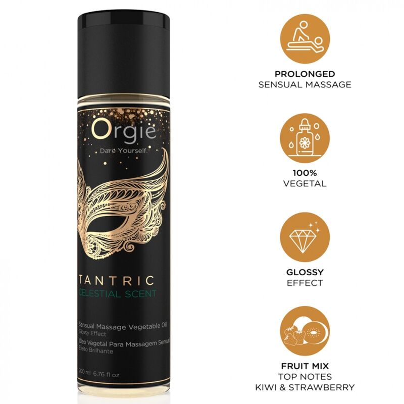 ORGIE Tantric Celestial Scent масажно масло 200 ml