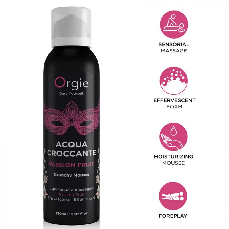 Масажен мус ORGIE Acqua Croccante, 150 ml