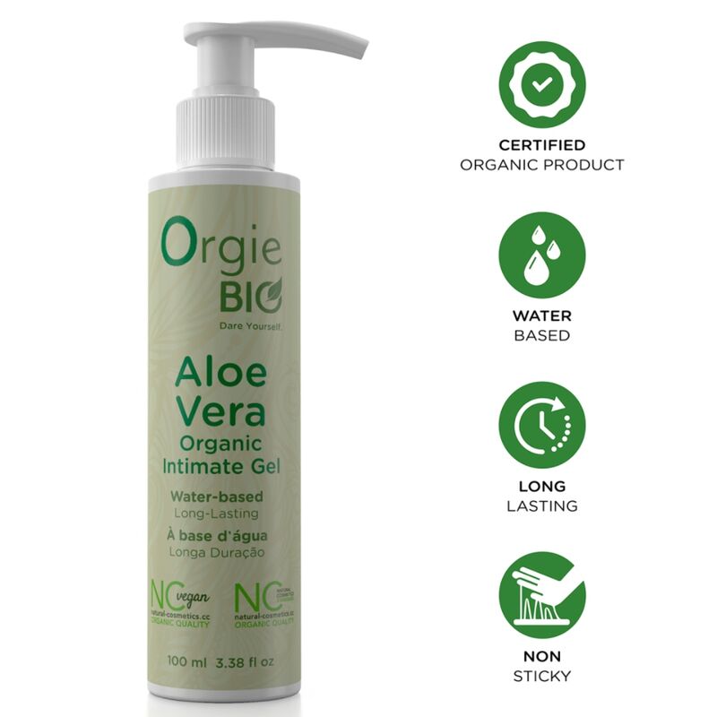 Лубрикант ORGIE BIO с алое вера на водна основа, 100 ml