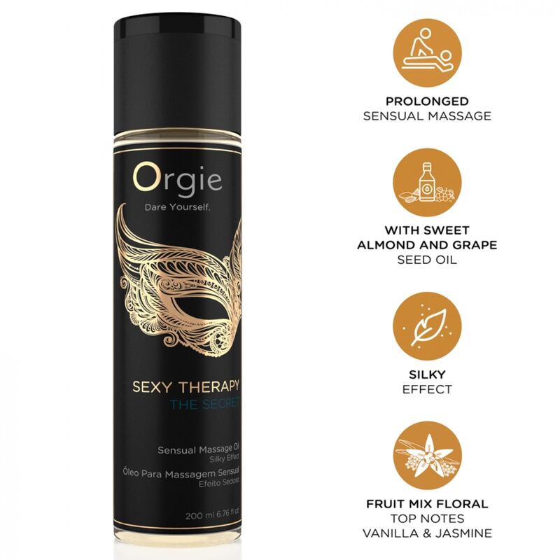 ORGIE Sexy Therapy The Secret масажно олио, 200 ml