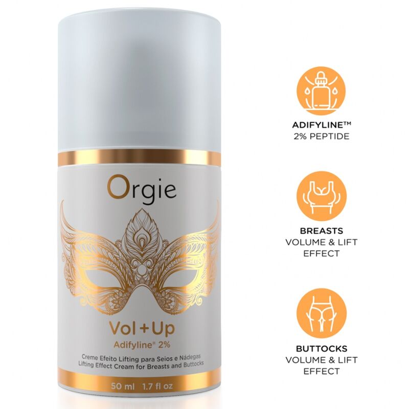 Крем ORGIE Vol+Up за кожата на гърдите и седалището, 50 ml